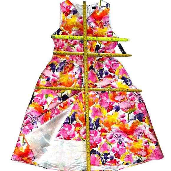 New York & Company Floral Multicolor Dress - Picture 16 of 16